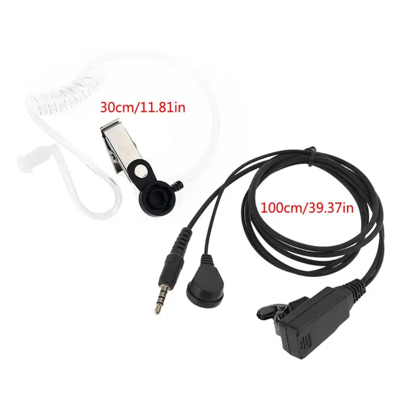 

3.5mm Air Tube Headset with Mic Earphone for Xiao mi Mijia 1S Walkie Talkie Two Way Radio