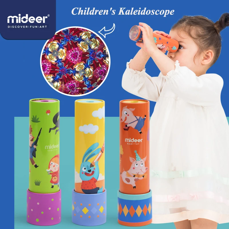 

MiDeer Kaleidoscope Toy 2-4 Years Old Classic Toy Kids Puzzle Toys Kaleidoscope Unisex Creative Parent-child Interaction