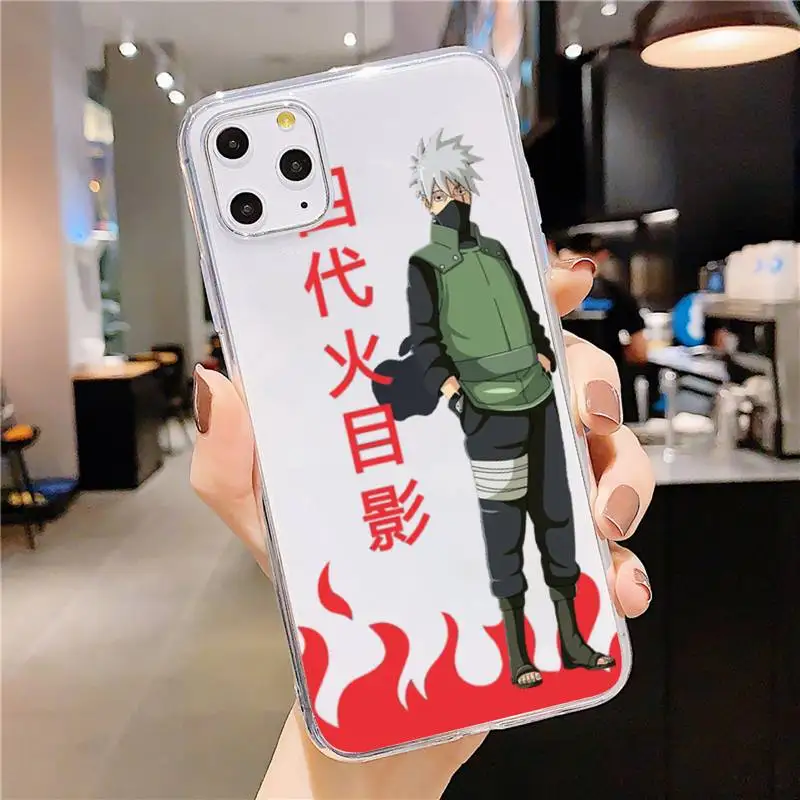 

Naruto Japan anime cool clear Phone Case Transparent soft For iphone 5 5s 5c se 6 6s 7 8 11 12 plus mini x xs xr pro max