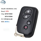 4 кнопки 314,35433,92 МГц ID74 PCB 3370 умный дистанционный ключ для Lexus ES350 IS250 IS350 GS300 GS350 GS430 GS450H GS460 LS460