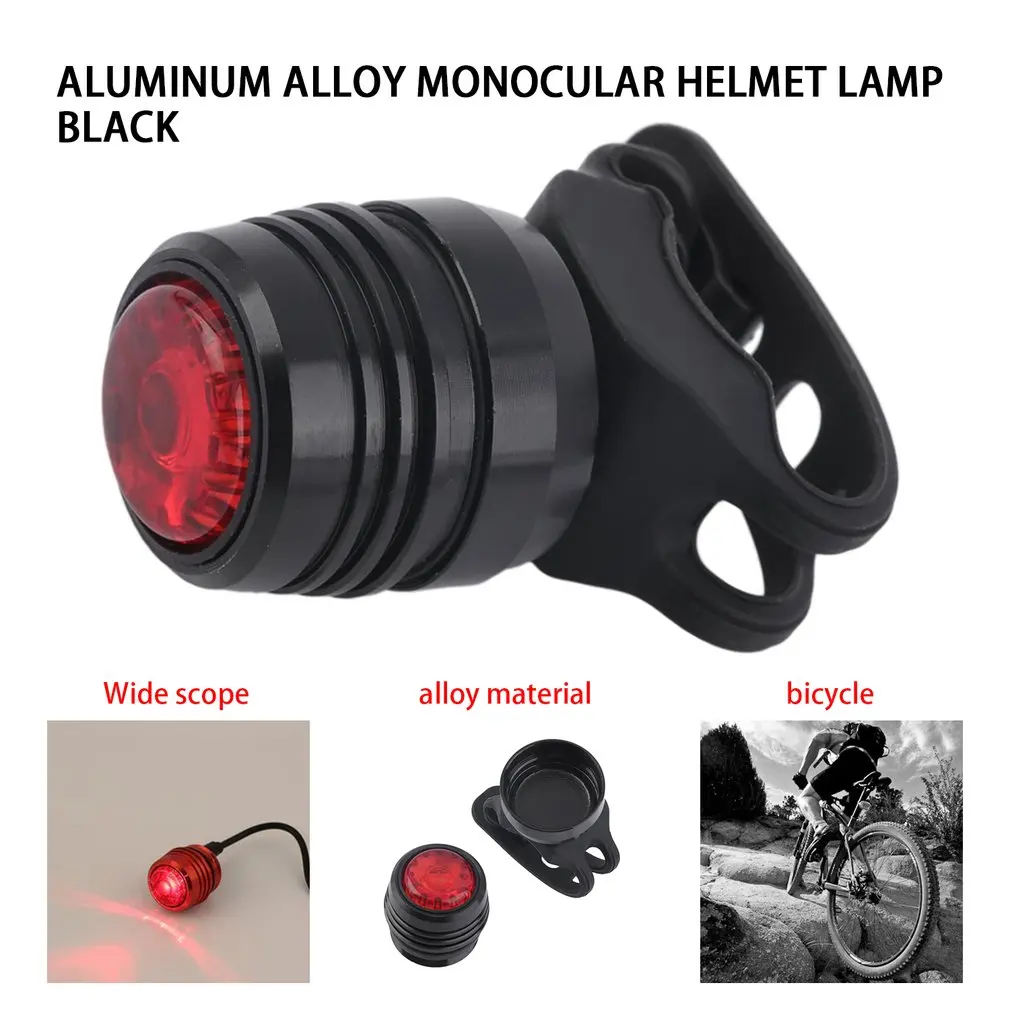 

USB Rechargeable 3-Mode Bike Tail Lamp Bike Bicycle Tail Rear Warning Red Light Lamp Aluminum alloy+ Silicone
