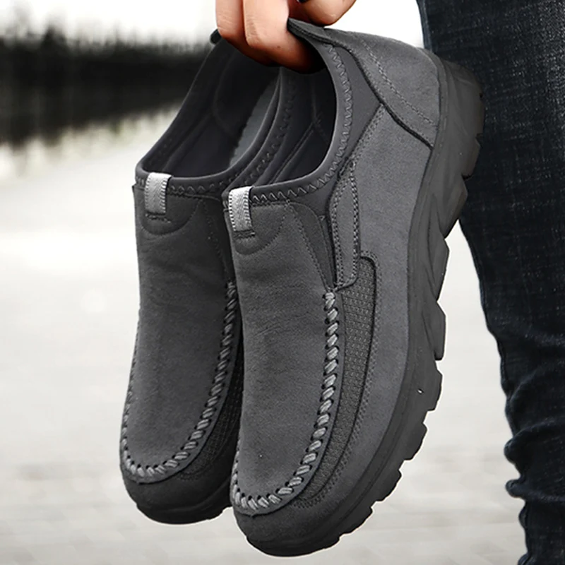 

Casual Schoenen Ademend Loafers Sneakers Nieuwe Mode Comfortabele Platte Handgemaakte Retro Leisure Schoenen Mannen Schoenen