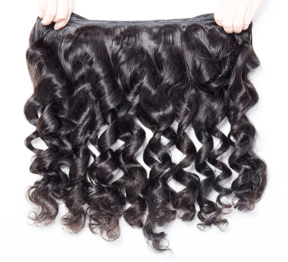 

Loose Deep Bundles Curly Wave Brazilian Human Hair Weave 100% Human Hair Bundle 8-28 Inch For Black Woman 1 3 4 Bundle