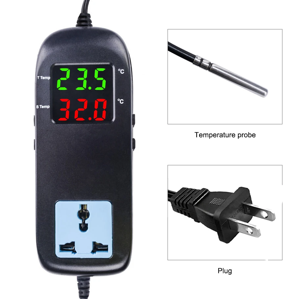 Профессиональный светодиодный цифровой дисплей инкубационный контроллер