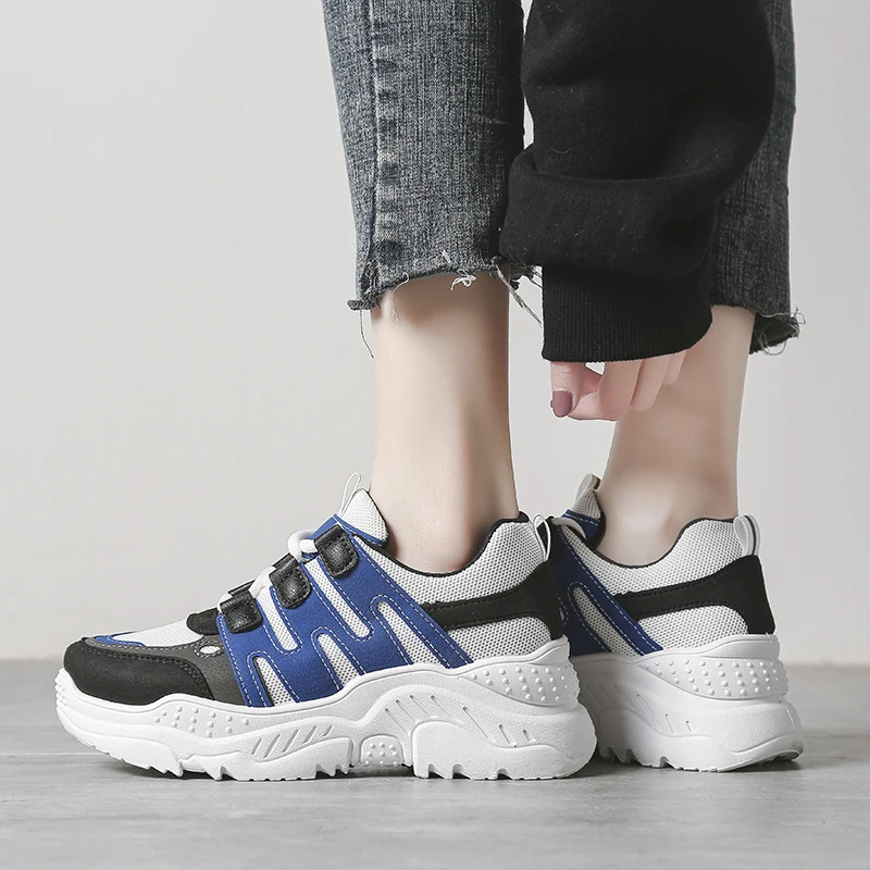 

wohdhe Casual White Sport Women Sneakers Mesh Platform Tenis Feminino Breathable Sports Sneakers Women Shoes