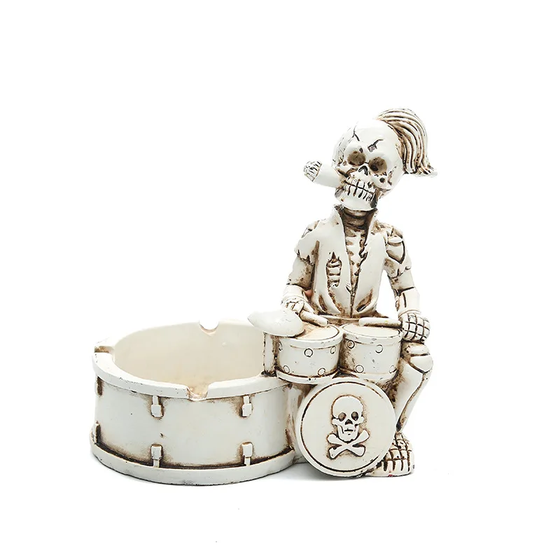 

Creative Gifts Gifts Skull Ashtray Decoration Retro Furnishings Ornaments Crafts Home Decoration Accessories for Living Room