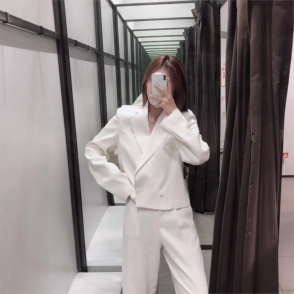 Осень 2019 новая &quotЖенская одежда пуговицы играть роль досуга костюм куртка 26648