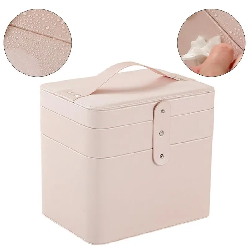 Портативный чехол для косметики Женский косметический контейнер шкатулка