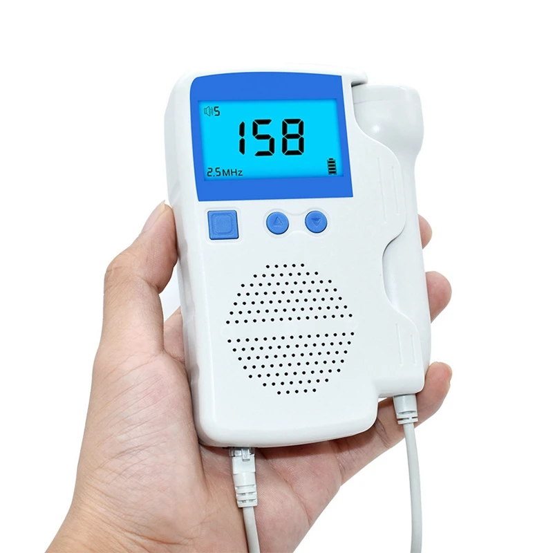 Fetal Doppler Upgraded Home Pregnancy Heart Rate Monitor Baby Detector LCD Display No Radiation | Красота и здоровье