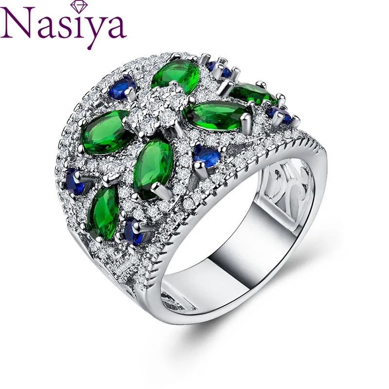 Роскошное женское циркониевое кольцо, 925 серебряное кольцо, креативное ювелирное изделие с драгоценным камнем,, женский подарок на свадьбу, вечеринку, годовщину