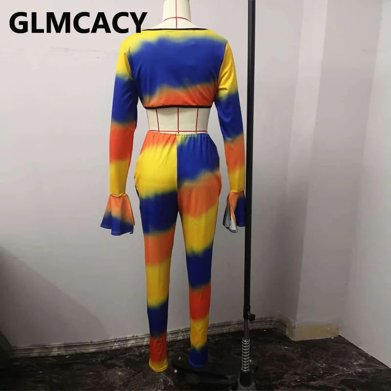 

Women Tie Dye Slim Jumpsuit Cut Out Chic Party Clubwear Jumpsuits