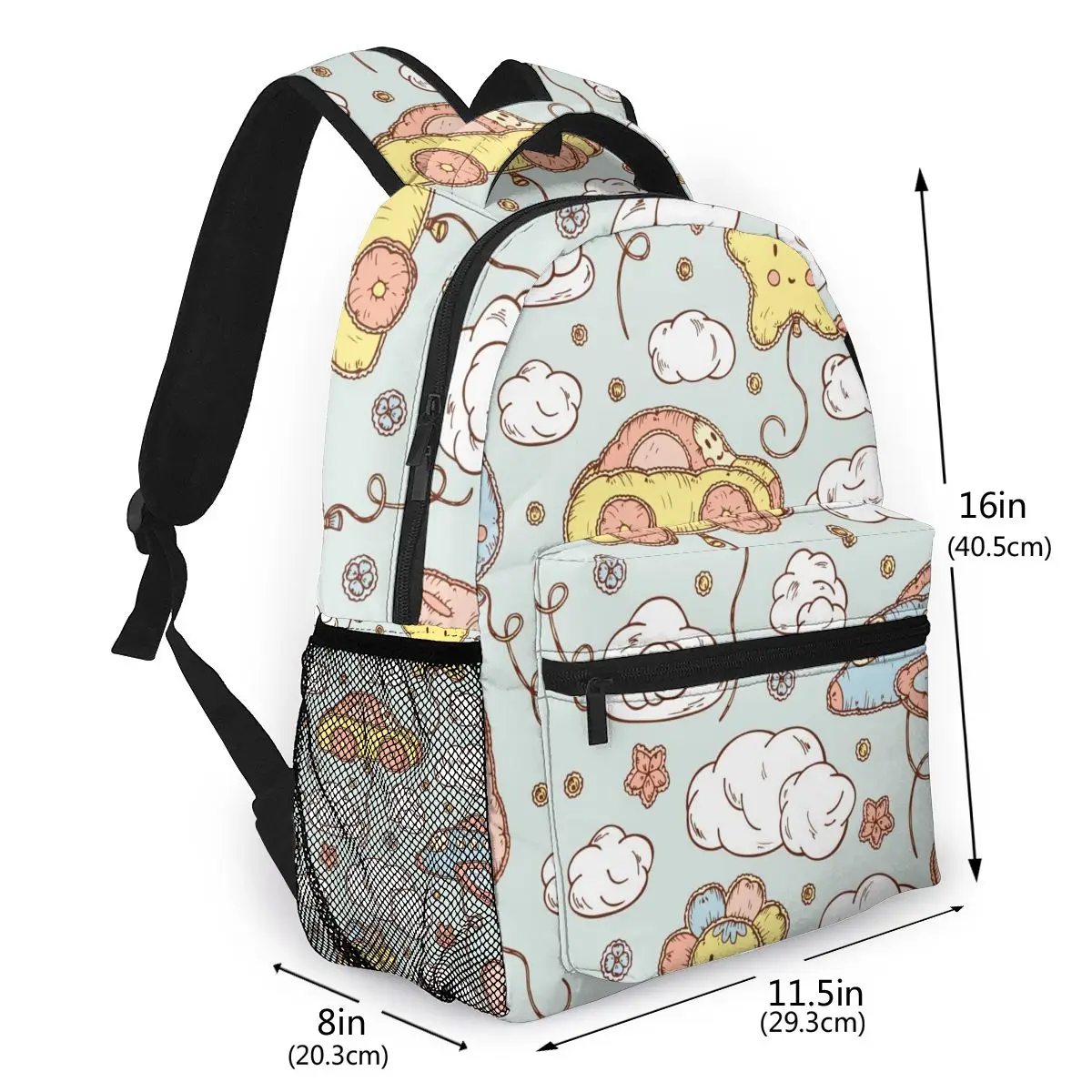 Школьные ранцы для мальчиков-подростков сумка книг с воздушными шарами облаками