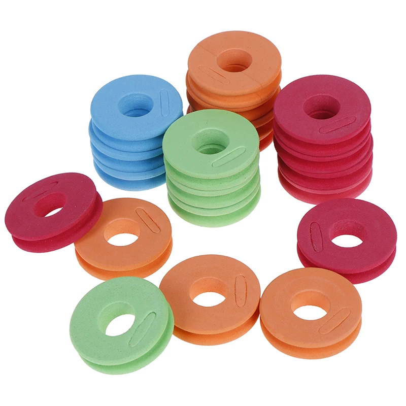 

20pcs EVA Foam Spools Fishing Line Winder Hook Board Bobbin Winding Carp Lure Trace Wire Leader Holders Tackle Box