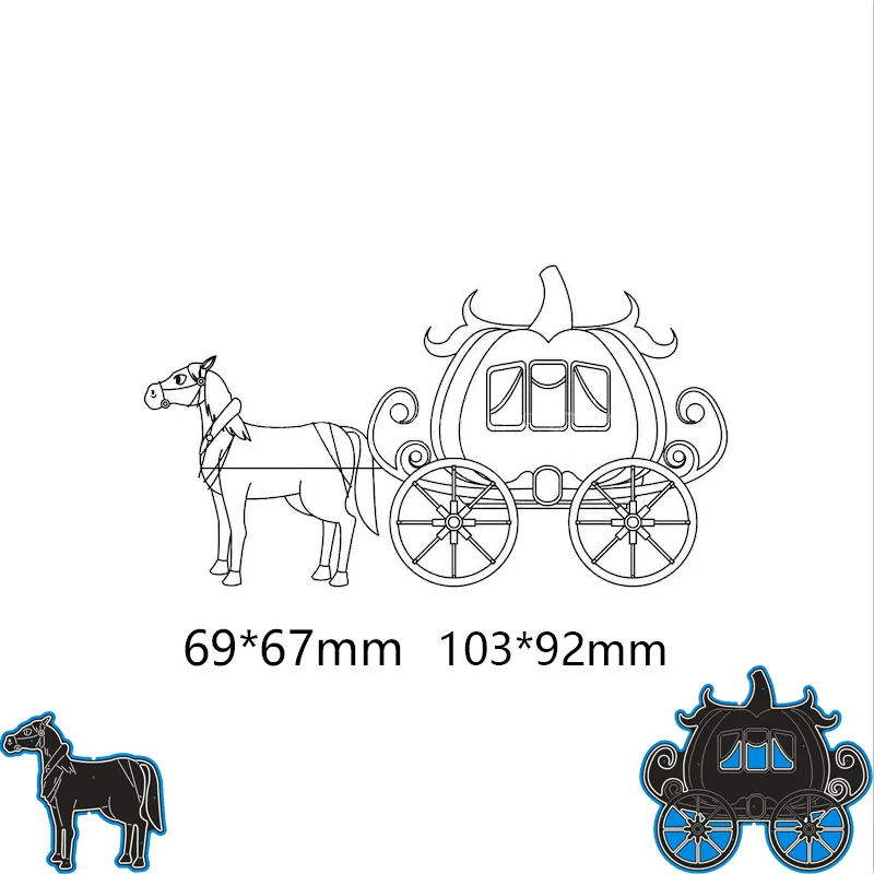 Креативный новый металлический вырубной штамп Тыква автомобиль тиснение для