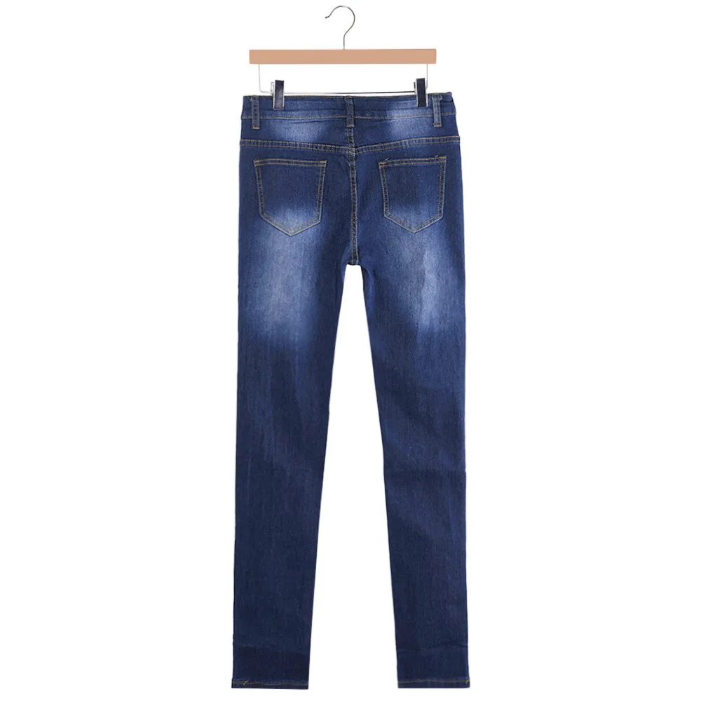 

Plus Size XXXL Denim Jeans Women Slim Washed Ripped Asymmetric Hole Gradient Long Jeans Sexy Pencil Pants mujer pantalones 2021