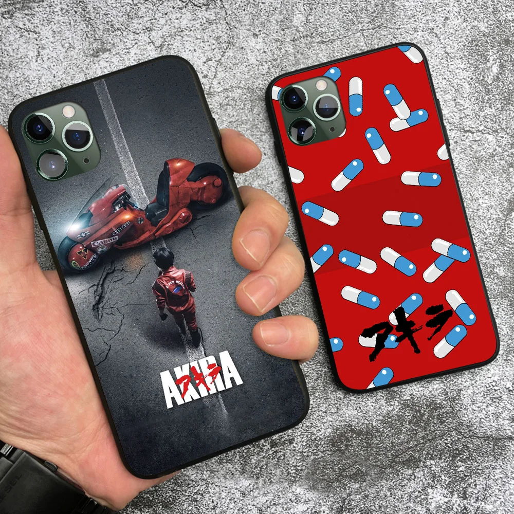 Аниме плакат Akira 1988 для iPhone 6 6s 7 8 Plus X XR XS 11 Pro Max мягкий силиконовый чехол телефона |
