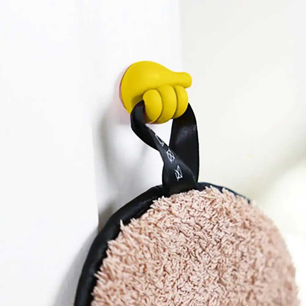 

Multifunctional Clips Thumb Shape Wall Mounted Organizing Holder Rack Clip Seamless Hook Household Decoration Hanging Racks