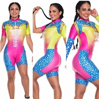 2022 dunas professional triathlon clothes short sleeve cycling jersey skinsuit sets macaquinho ciclismo feminino jumpsuit kits