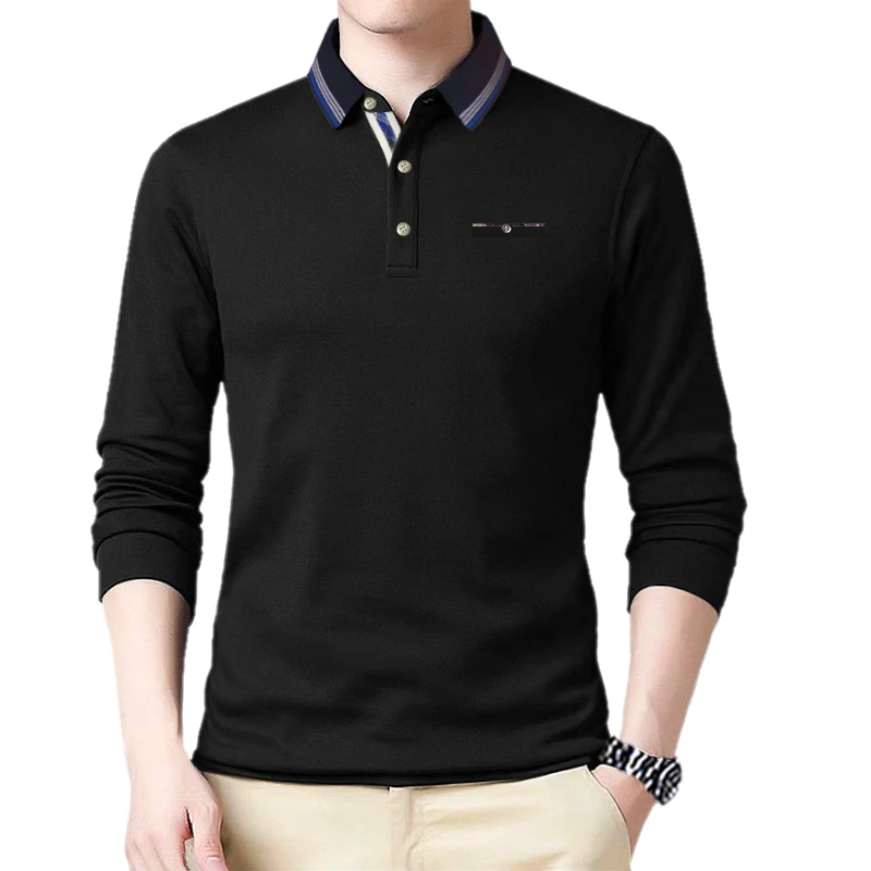 

SHABIQI Plus Size S-10XL Brand New Men's Polo Shirt Men Cotton Long Sleeve shirt Brands Casual Tops Mens Shirts Polo shirts