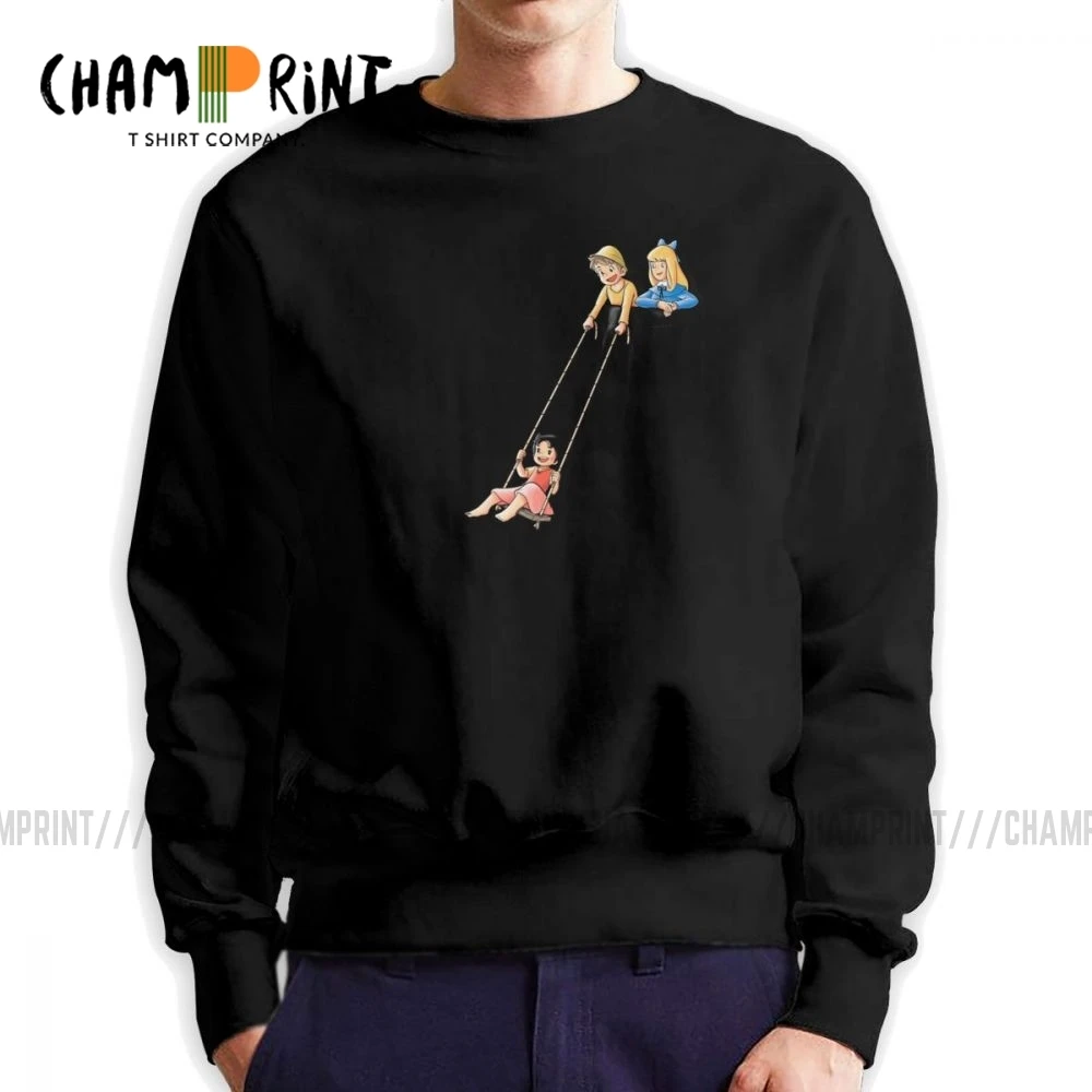 

Мужские толстовки с капюшоном Heidi Alps Goat Anime Cool, хлопковые легкие пуловеры, топы