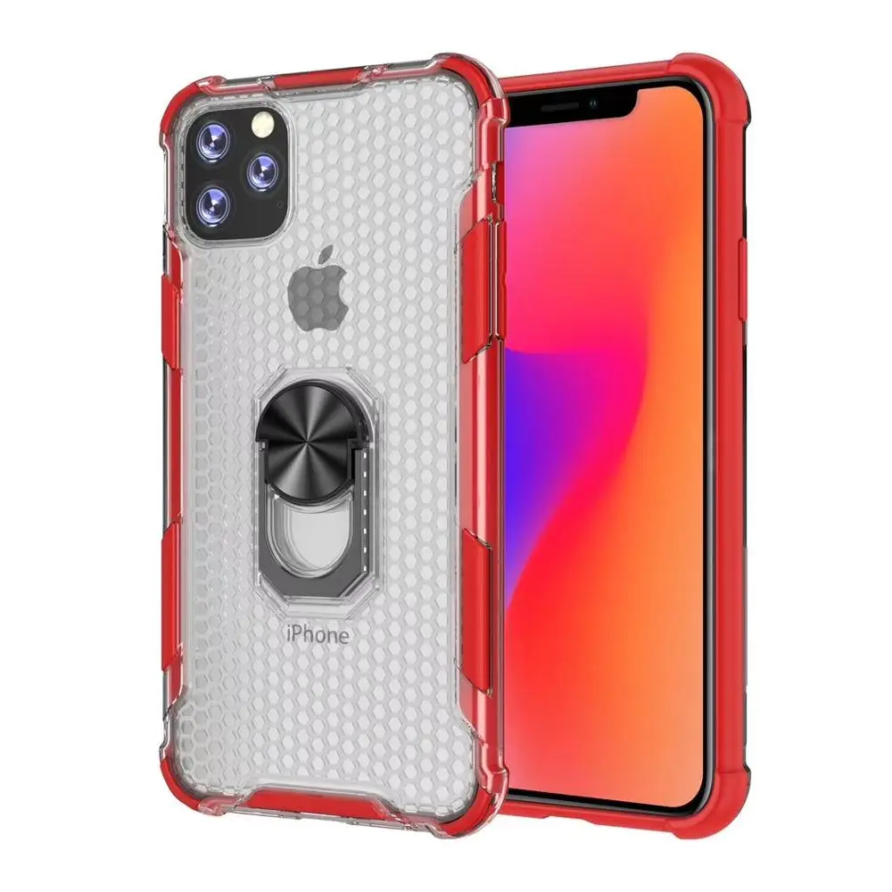 Чехол с магнитным кольцом-подставкой для iPhone 11 Pro Max X XR XS 8 Plus 7 6 S силиконовый чехол