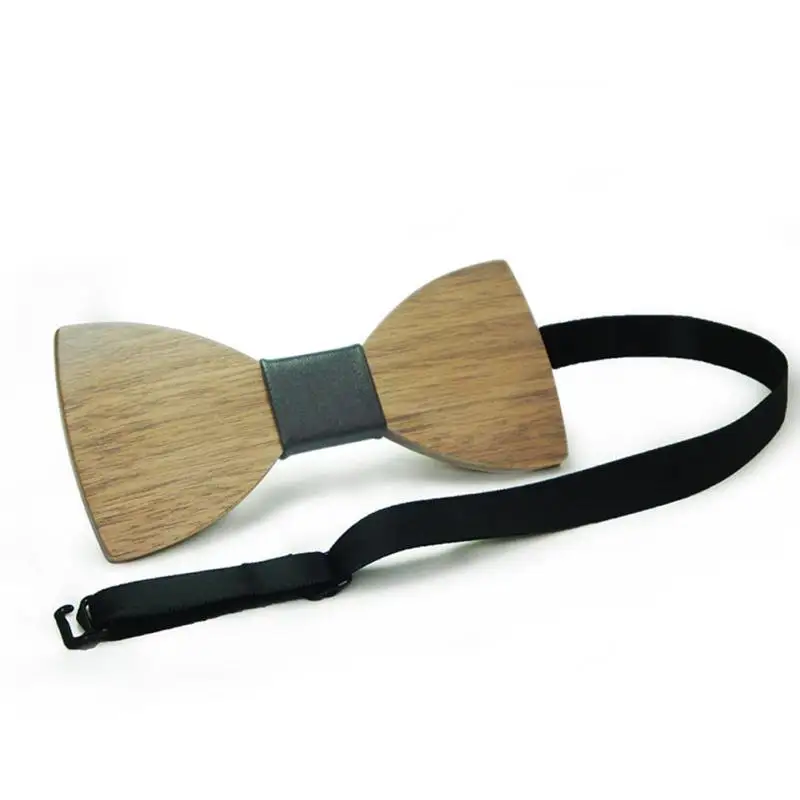 Новинка Мужской деревянный галстук бабочка для девочек деревянные галстуки