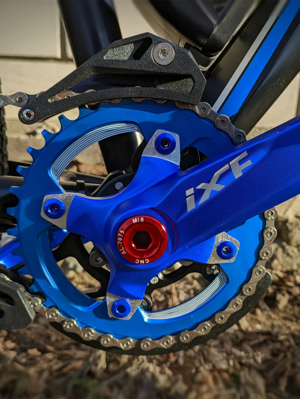 Горный велосипед ажурный интегрированный Кривошип IXF модифицированный