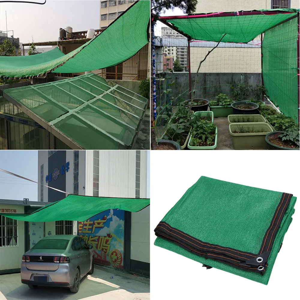 

Anti-UV 8 Pin Sunshade Net Outdoor Garden Sunscreen Cloth Car Sunblock Shade Cover Plant Greenhouse Cover 90% Shading Rate