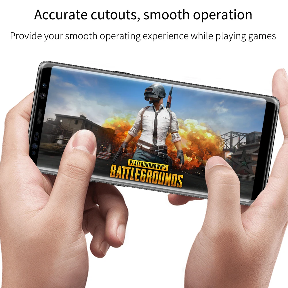 Arc cuvred полное покрытие стекло для samsung Galaxy s9 plus note 8 9 закаленное стекло Nillkin DS+ Max Защитная пленка для экрана
