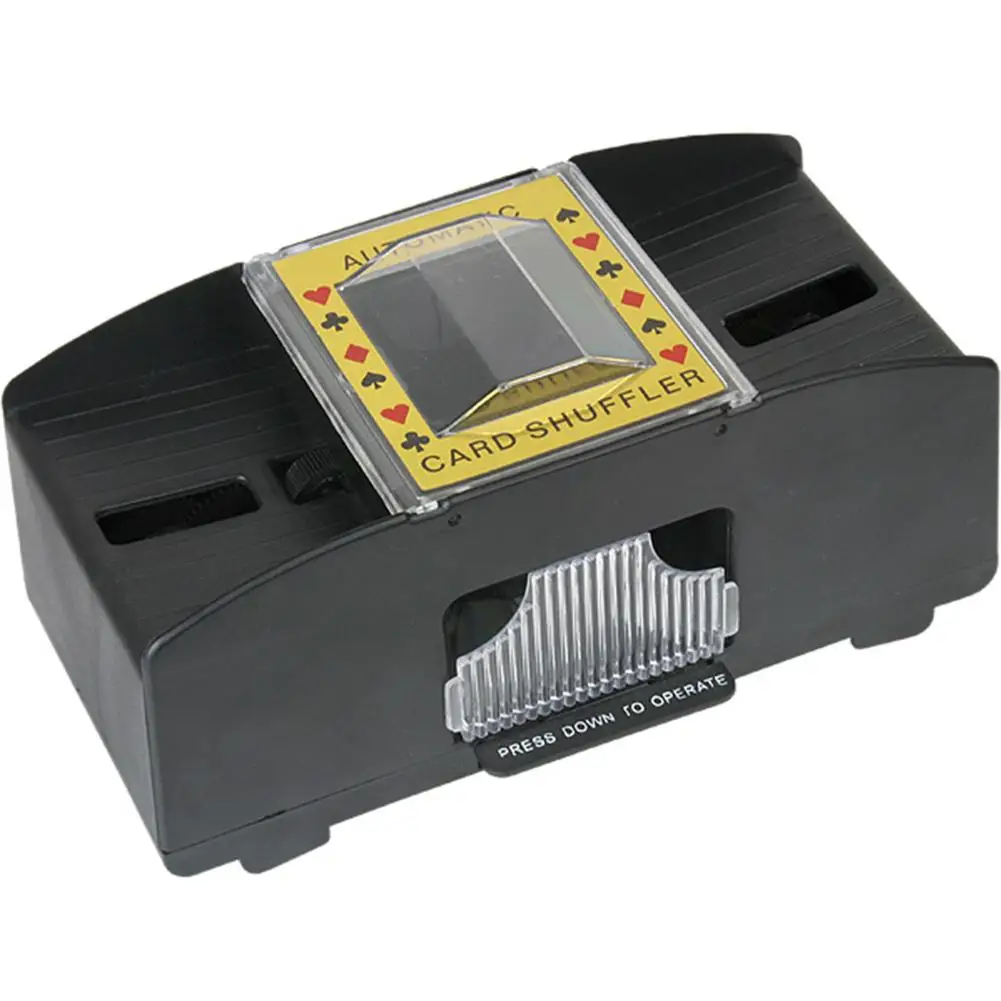 Card Shuffler Board Game Poker Playing Cards Wooden Electric Automatic For Deck Games Happy Party | Спорт и развлечения