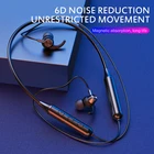 Подвесная Шея Беспроводная Bluetooth стерео Спортивная гарнитура водонепроницаемые металлические магнитные наушники с микрофоном для Android iphone Xiaomi