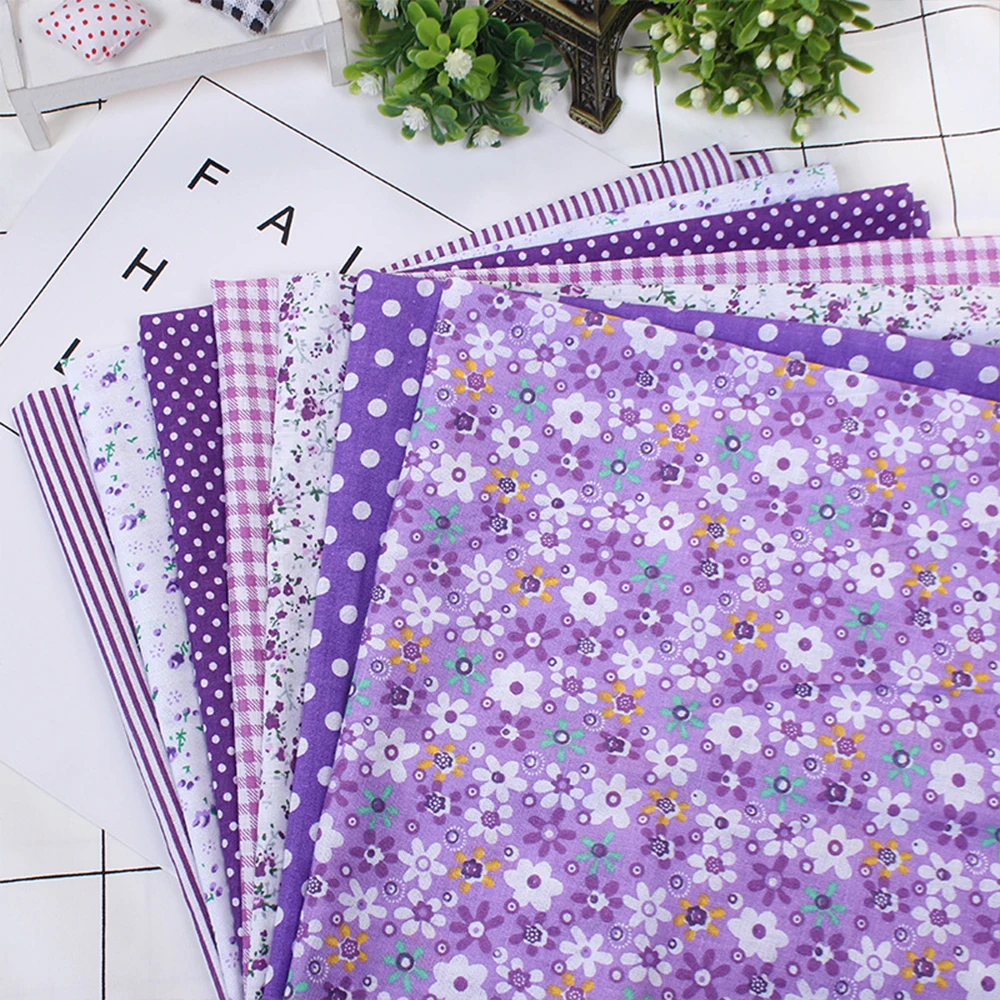 LAPHIL 7pcs 50x50cm Printed Cotton Fabric Patchwork Needlework DIY Handmade Floral Sewing Quilting Cloth Materials|Ткань| |