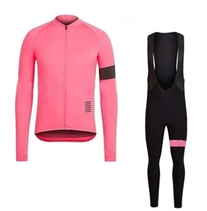 Men's Cycling Jersey Long Sleeve Set MTB Bike Clothing Maillot Ropa Ciclismo Hombre Bicycle Wear 20D GEL Bib Pants