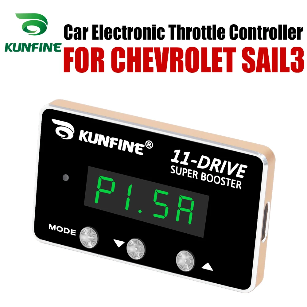 

KUNFINE Car Electronic Throttle Controller Racing Accelerator Potent Booster For CHEVROLET SAIL3 Tuning Parts Accessory