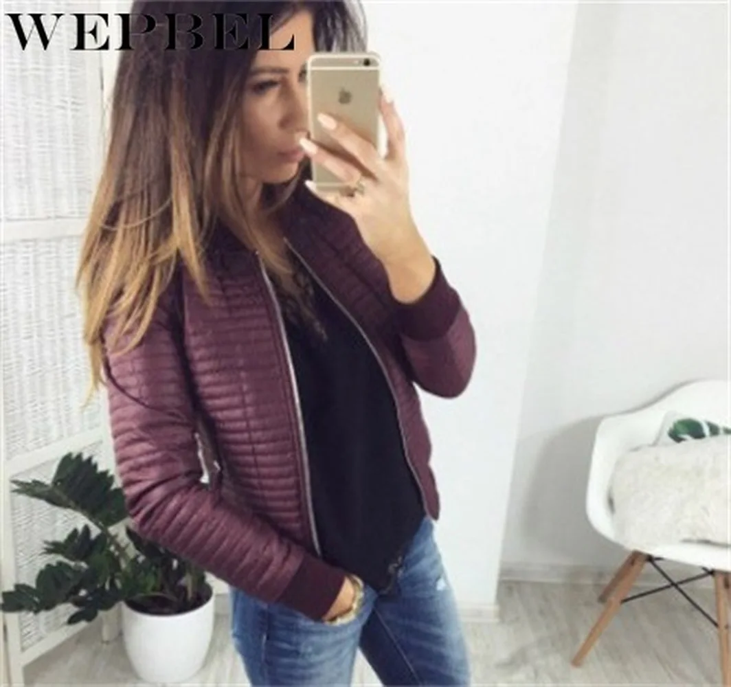 

Women Ultra Light Duck Down Jacket Slim Long Sleeve Parka Zipper Winter Coats Pockets Solid Color