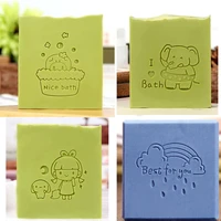 lovely nice bath pattern stamp home cleaning natural seal acrylic transparent imprint soap stamp for handmade making chapter