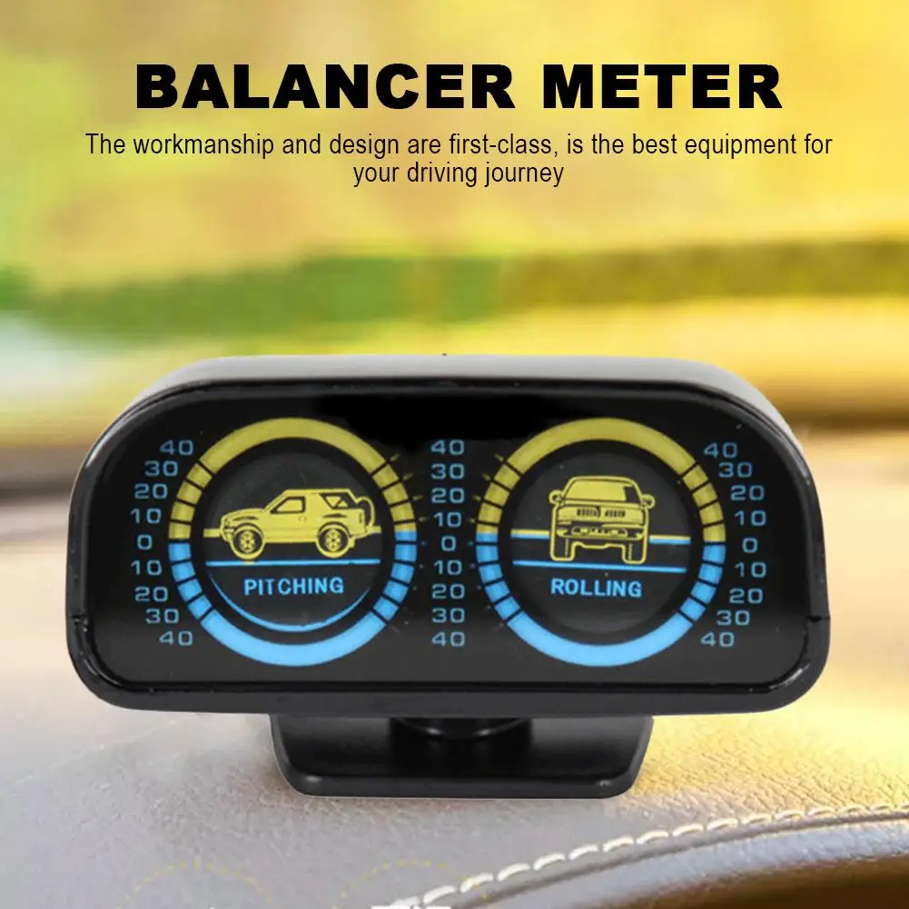 

Multifunction Car Compass Slope Measure Guide Ball Level Wave Inclination Instrument Vehicle Inclinometer Car Accessories