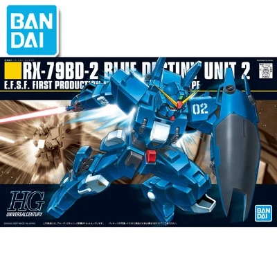 

Bandai 1/144 HGUC 080 Blue Destiny I Blue Destiny Unit 1 Gundam Collection Plastic Building Painting Model Toys