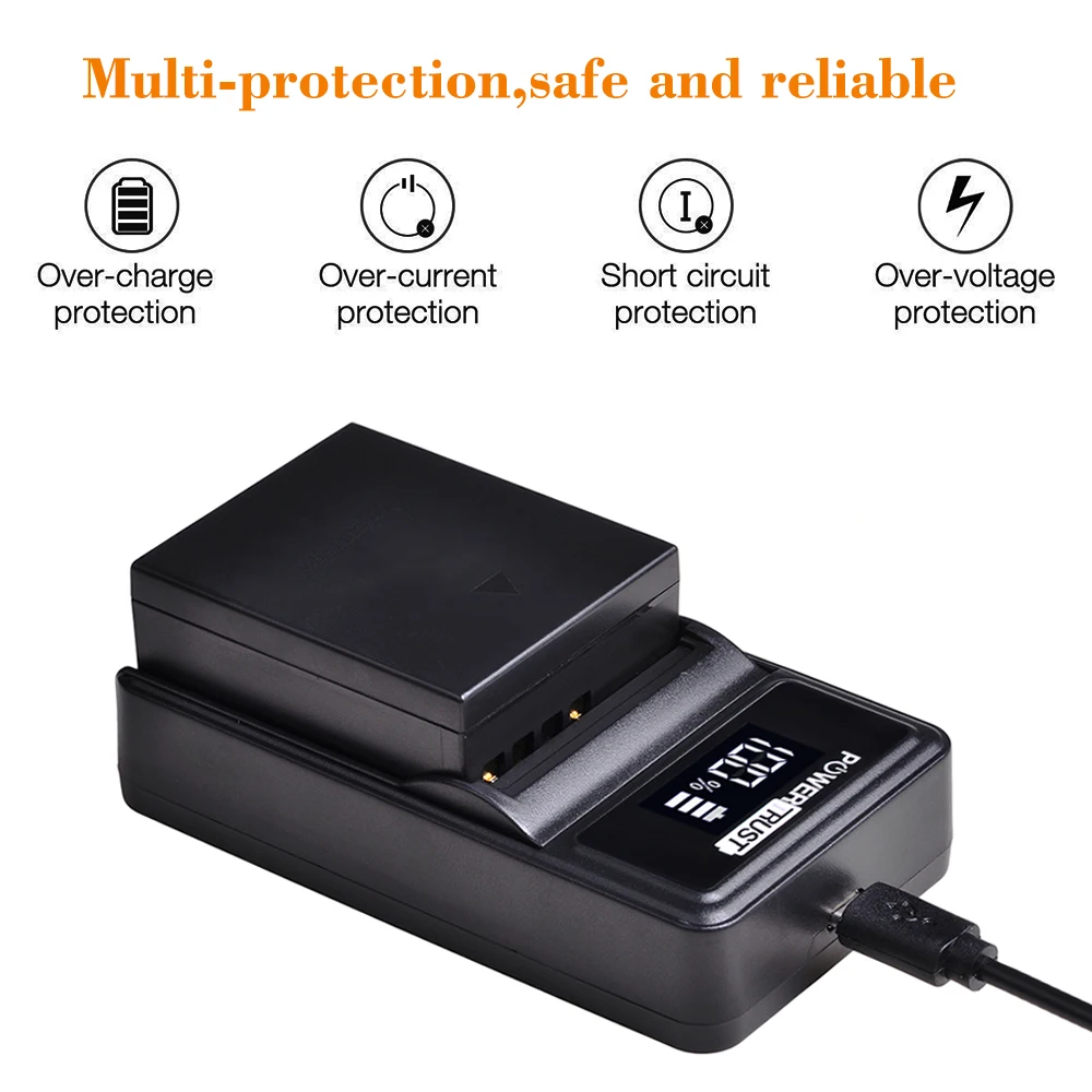 BLH 1 BLH1 Аккумулятор для камеры + новое зарядное устройство USB Olympus E M1 Mark II EM1 2