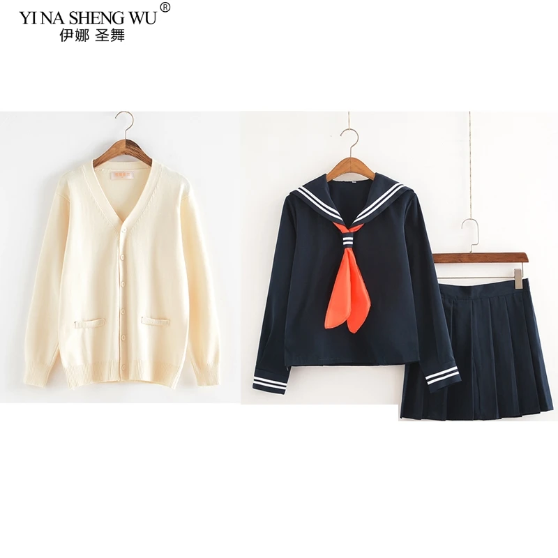 

Japanese Korea Anime Jigoku Shojo Women Cosplay Costume Hell Girl Enma Ai Cosplay Costume JK Student School Uniforms Sailor Suit