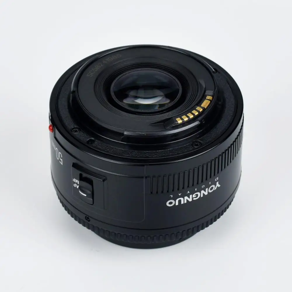 Объектив YONGNUO YN EF 50 мм f/1 8 AF для Canon EOS 350D 450D 500D 600D 650D 700D апертура автофокус f1.8