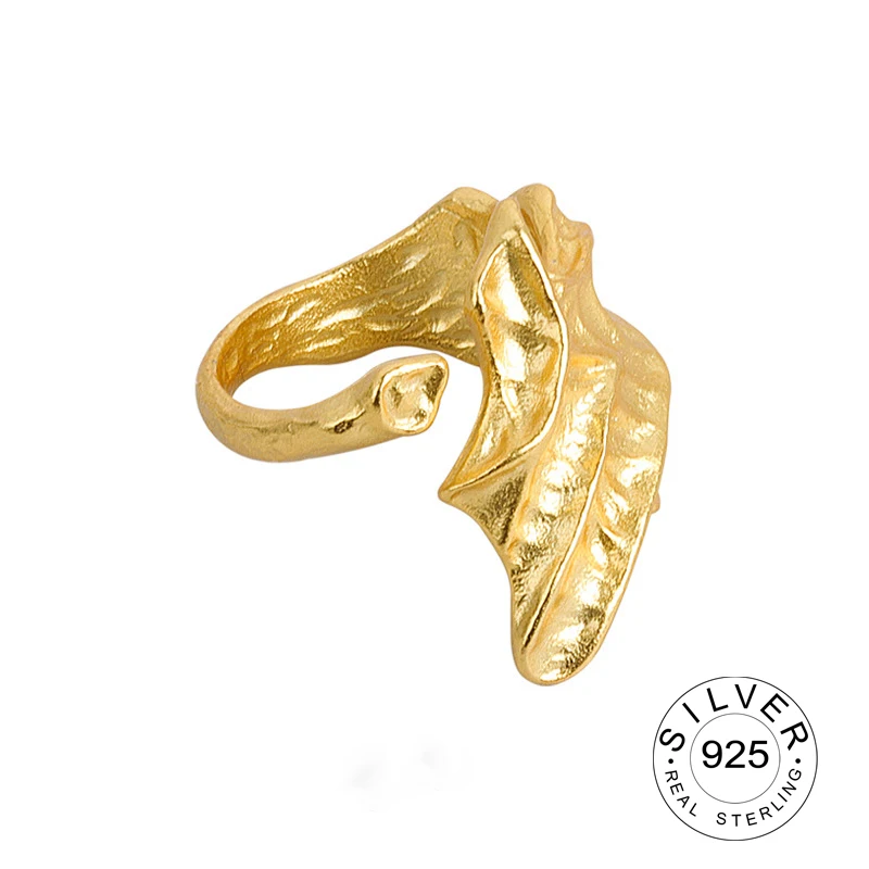 

Кольца из стерлингового серебра 925 пробы для мужчин и женщин, универсальные декоративные компактные открытые кольца в форме обнимания, Модн...