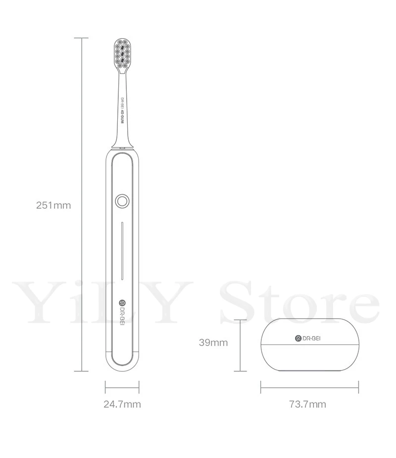 Original HUAWEI Hilink Smart Lebooo Sonic Electric Toothbrush Whitening Healthy App Support Rechargeable For Adult Top Quality enlarge