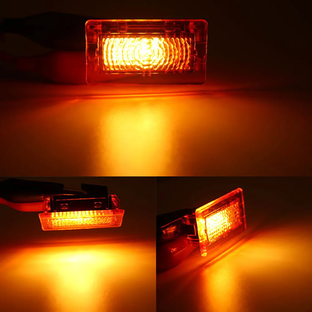 1 пара двери автомобиля Предупреждение светильник светодиодный багажник