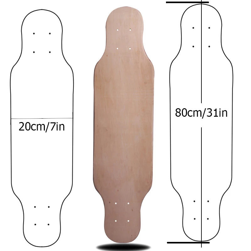 9-Слои клен заготовка для скейтборда 8 дюймов скейтборды натуральный скейт Deck Скейтборды двухслойные клен лонгборд от AliExpress RU&CIS NEW
