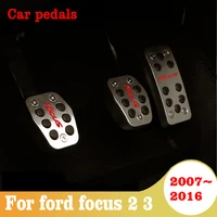 for ford focus 2 3 2007 2010 2011 2012 2013 2014 2015 2016 parts gas brake pedal cover car styling accessories