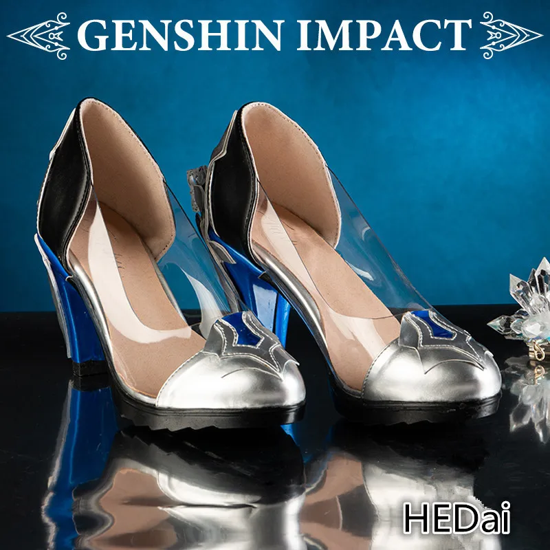 

Рождественская женская обувь для косплея Game Genshin Impact Eula