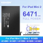 Nohon планшет Батарея для iPad Mini2 Bateria высокое качество A1489 A1599 батареи для iPad Mini3 Mini 2 6161 мАч, бесплатные инструменты