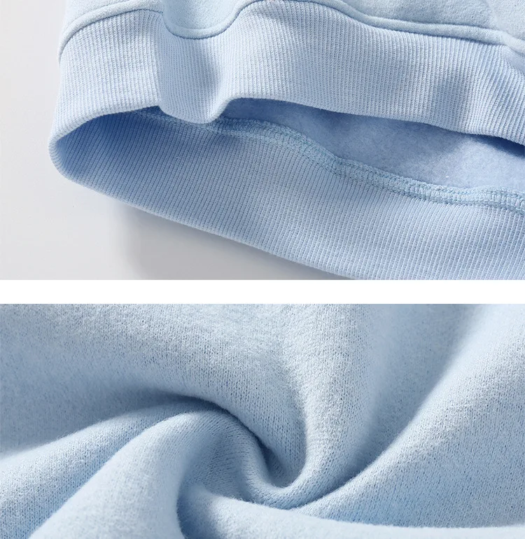 Детские толстовки с вышивкой мультяшным рисунком на весну осень и зиму для