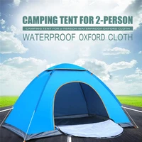 outdoor automatic tents camping waterproof tents 1 or 2 people portable folding tent beach camping travel hunting pop up tent